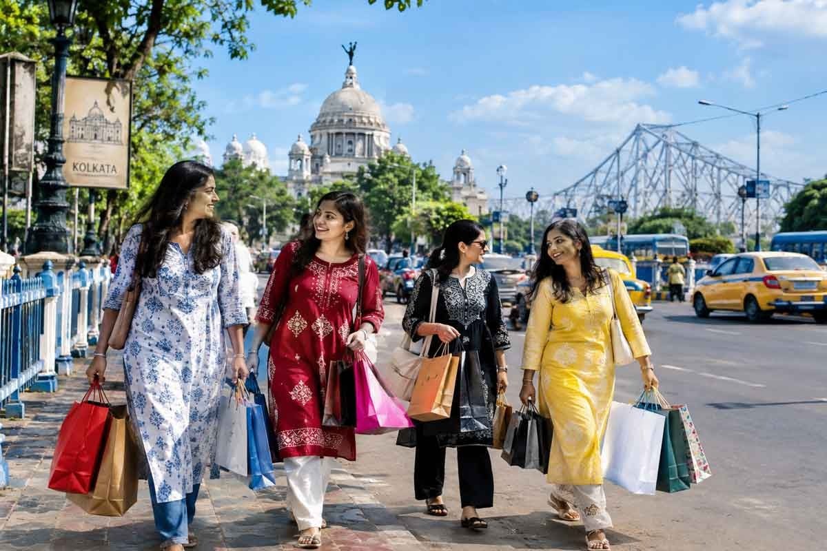 রোদ ঝলমলে আবহাওয়া বঙ্গে, পুজোর কেনাকাটার আদর্শ পরিবেশ! কতদিন থাকবে?
