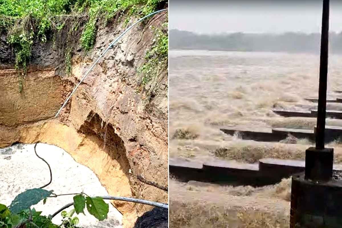 বিরামহীন বৃষ্টিতেই অশনি সংকেত! খনি এলাকায় ধস, ফুঁসছে ডিভিসির জল