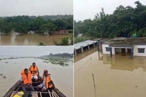 মালদহের বন্যা পরিস্থিতির ক্রমেই অবনতি, জলের তলায় ভূতনি থানা