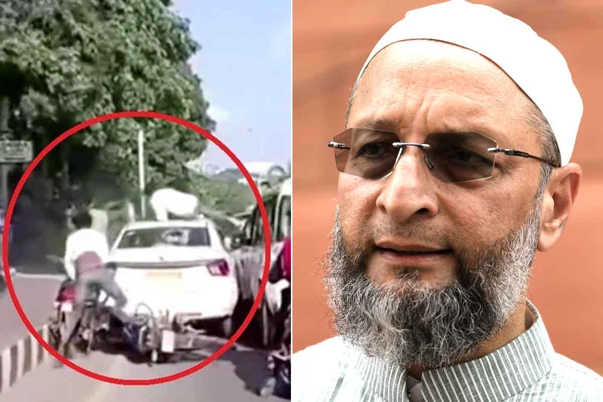 ভোপালে আসাদুদ্দিন ওয়েইসির কনভয়ের সঙ্গে সংঘর্ষ! আহত অন্তত ৫ বাইক আরোহী