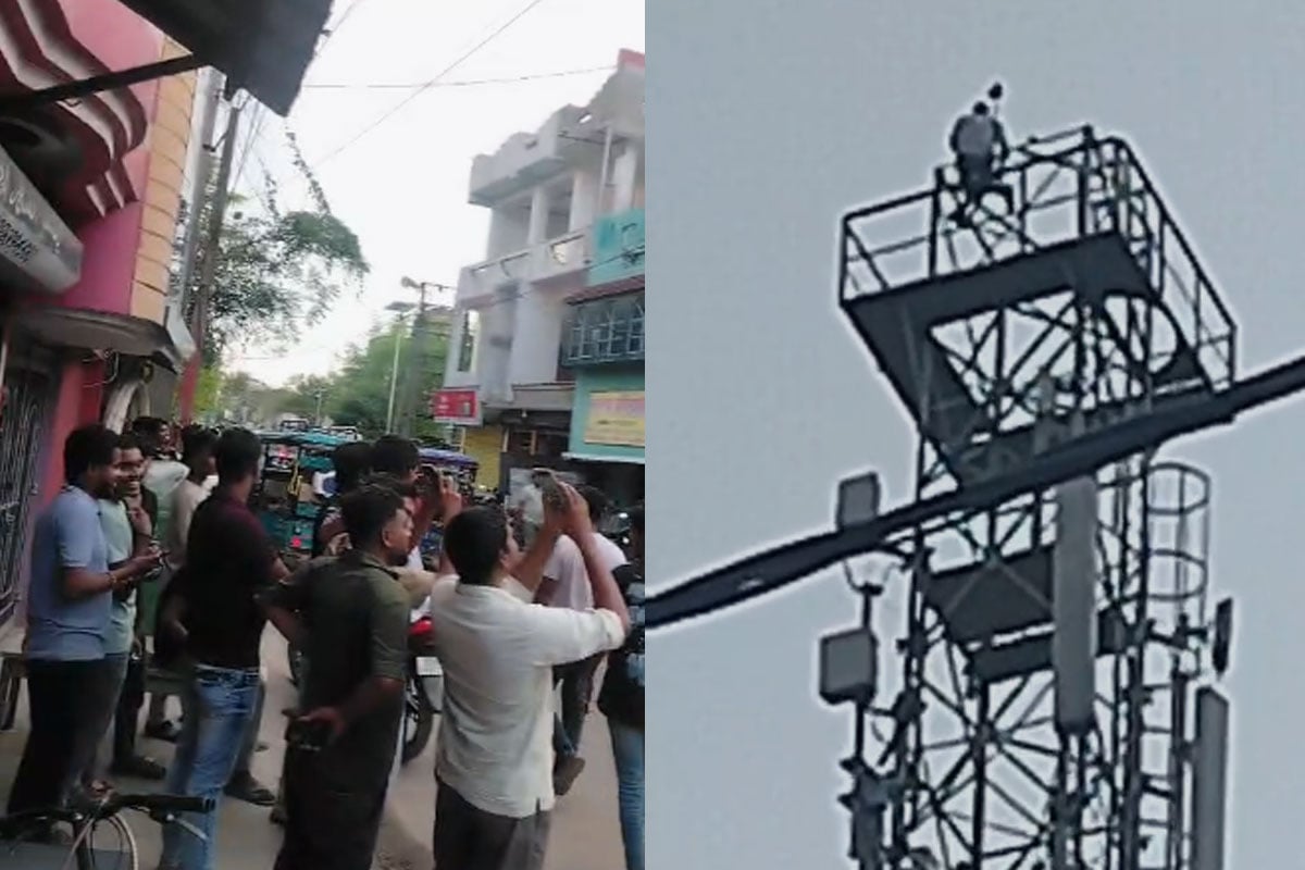 শিলিগুড়ির পর বসিরহাট, মোবাইলের টাওয়ারে উঠে পড়লেন ‘মদ্যপ’ যুবক, তারপর…