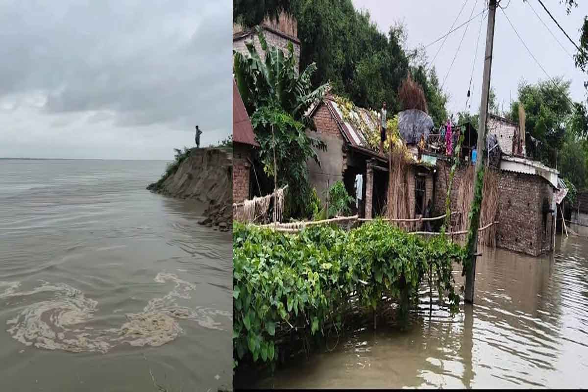 গঙ্গার গ্রাসে গোটা ভূতনি, বন্যা পরিস্থিতি চাক্ষুস করে আঁতকে উঠলেন আধিকারিকরা