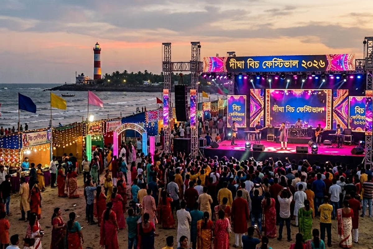 দিঘায় বিচ ফেস্টিভ্যাল, পুজো ঘিরে জেলায় জেলায় মেগা শো-এর প্রস্তুতি