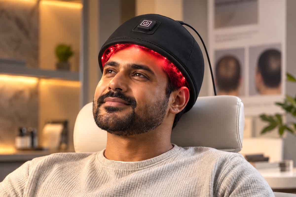 ‘লেজার হেয়ার গ্রোথ ক্যাপ’ নিয়ে হইচই সোশাল মিডিয়ায়! এই যন্ত্রে সত্যিই টাকে চুল গজায়?