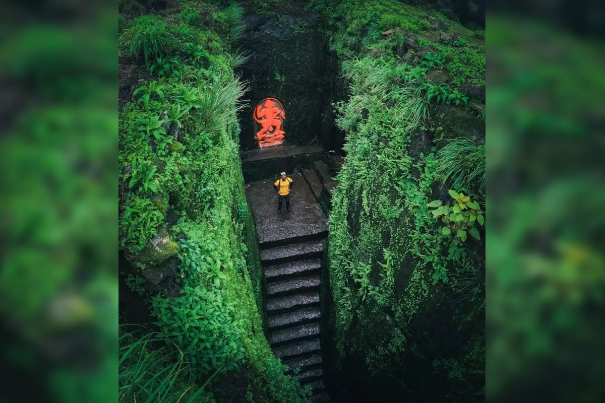 Tringalwadi Fort: The Ancient Rock-Cut Steps Leading to Hanuman