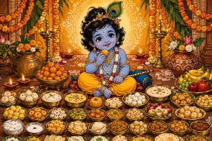 জন্মাষ্টমীতে নাড়ু গোপালকে দিতেই হবে ৫৬ ভোগ, কারণ জানেন? কী বলছে পুরাণ