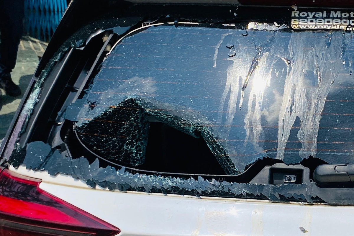 Kunal Ghosh Car Attacked