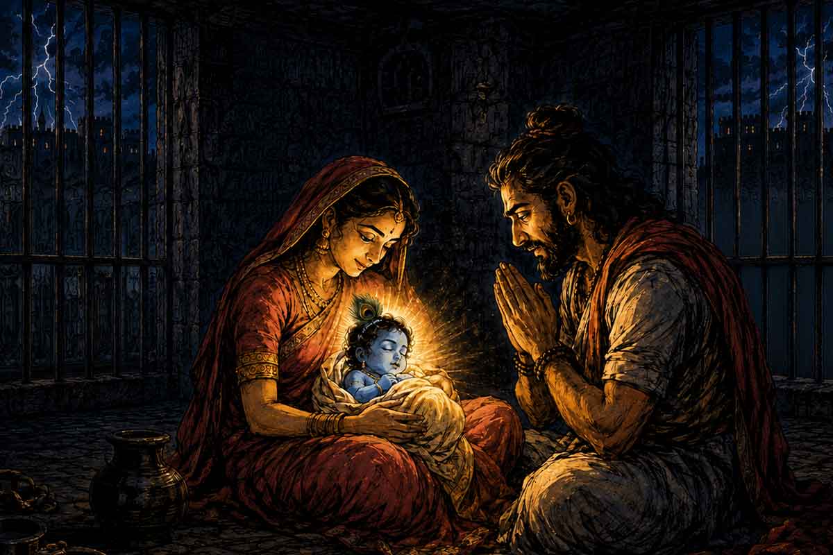 ভাদ্রে ধন্য মথুরার কারাগার, দেবকীর কোল আলো করে কীভাবে ধরায় এলেন শ্রীকৃষ্ণ?