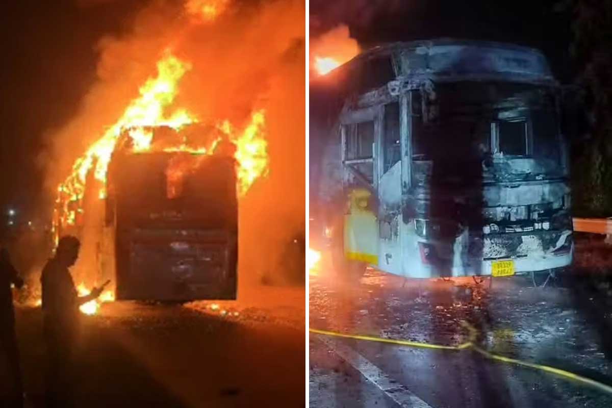 ‘থামাবো না, মরুন’, নয়ডায় ‘জতুগৃহ’ বাস থামাতে চেয়ে যাত্রীদের আকুতি শুনে হুমকি চালকের