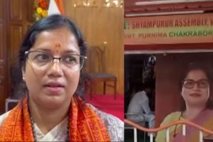 ছেঁড়া হল মুখ্যমন্ত্রীর কাটআউট, দলের লোগো! মন্ত্রী পূর্ণিমার অফিসে ‘হামলা’ দুষ্কৃতীদের