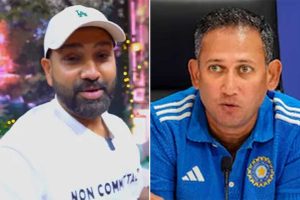 আর রাখঢাক নয়, টি-শার্টের বিশেষ বার্তায় এবার সরাসরি আগরকরকে ঠুকলেন রোহিত!