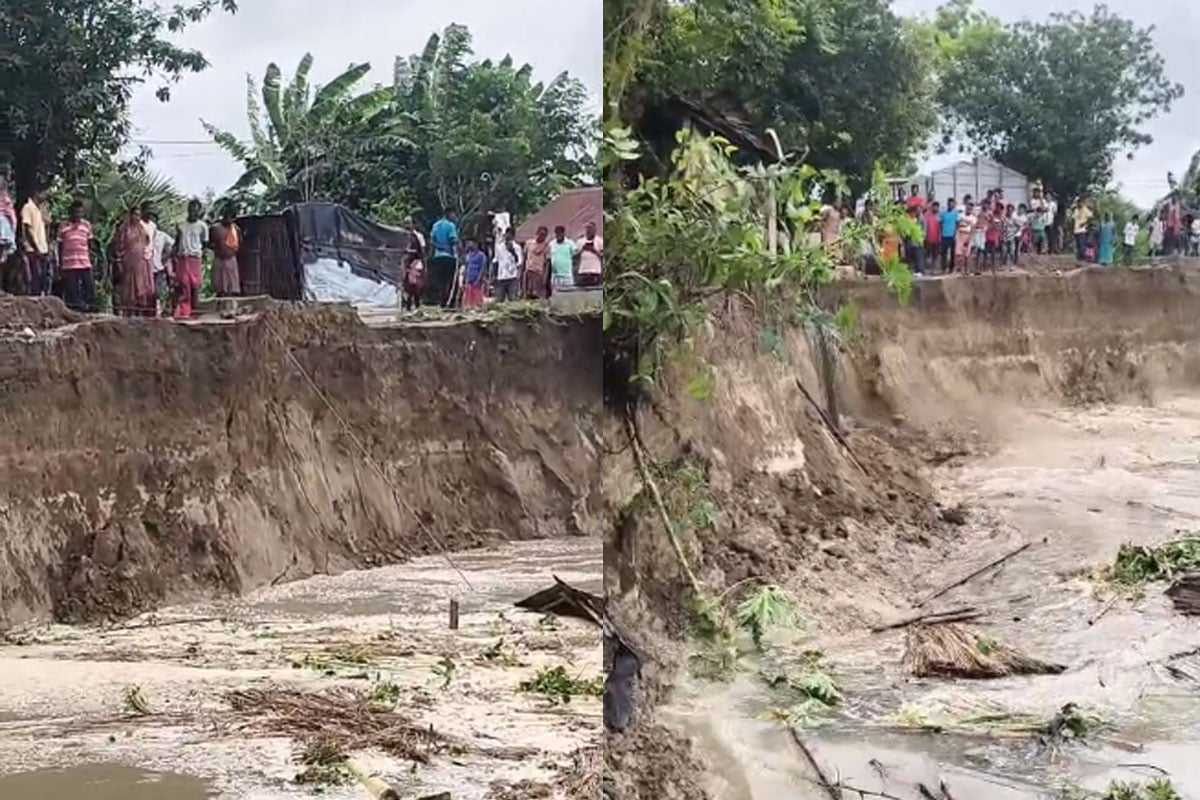 মানচিত্র থেকে মুছে যাবে গোটা গ্রাম! শান্তিপুরে ভয়াবহ গঙ্গা ভাঙনে ভিটেমাটি হারা বহু পরিবার