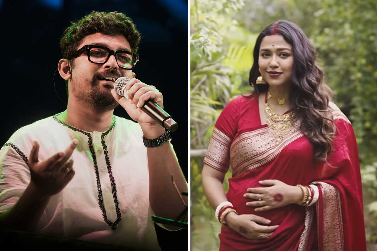 ‘ভালোবাসা বেঁচে আছে…’, বেবি বাম্প আগলে শোভনের ‘মায়া ভরা রাত’ মনে করালেন সোহিনী