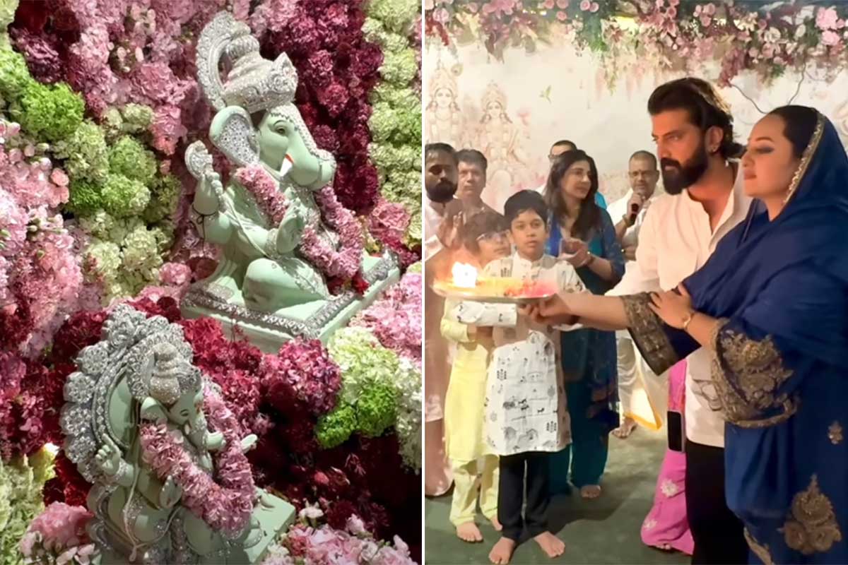 মুসলিম হয়েও গণেশ পুজো জাহির ইকবালের! স্বামীকে কটাক্ষের হাত থেকে বাঁচাতে কী করলেন সোনাক্ষী?