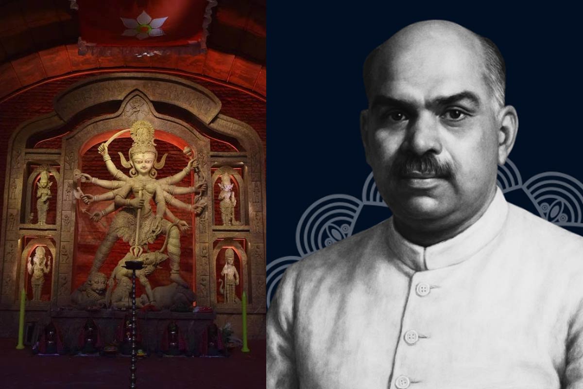 সুরুচিতে এবার শ্যামাপ্রসাদ, অরূপের পুজো হাত বদলাতেই থিমে ‘ভারত কেশরী’