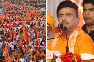 ‘শিকড়-সহ উপড়ে ফেলব’, যাদবপুরে গেরুয়া-চ্যালেঞ্জ শুভেন্দুর