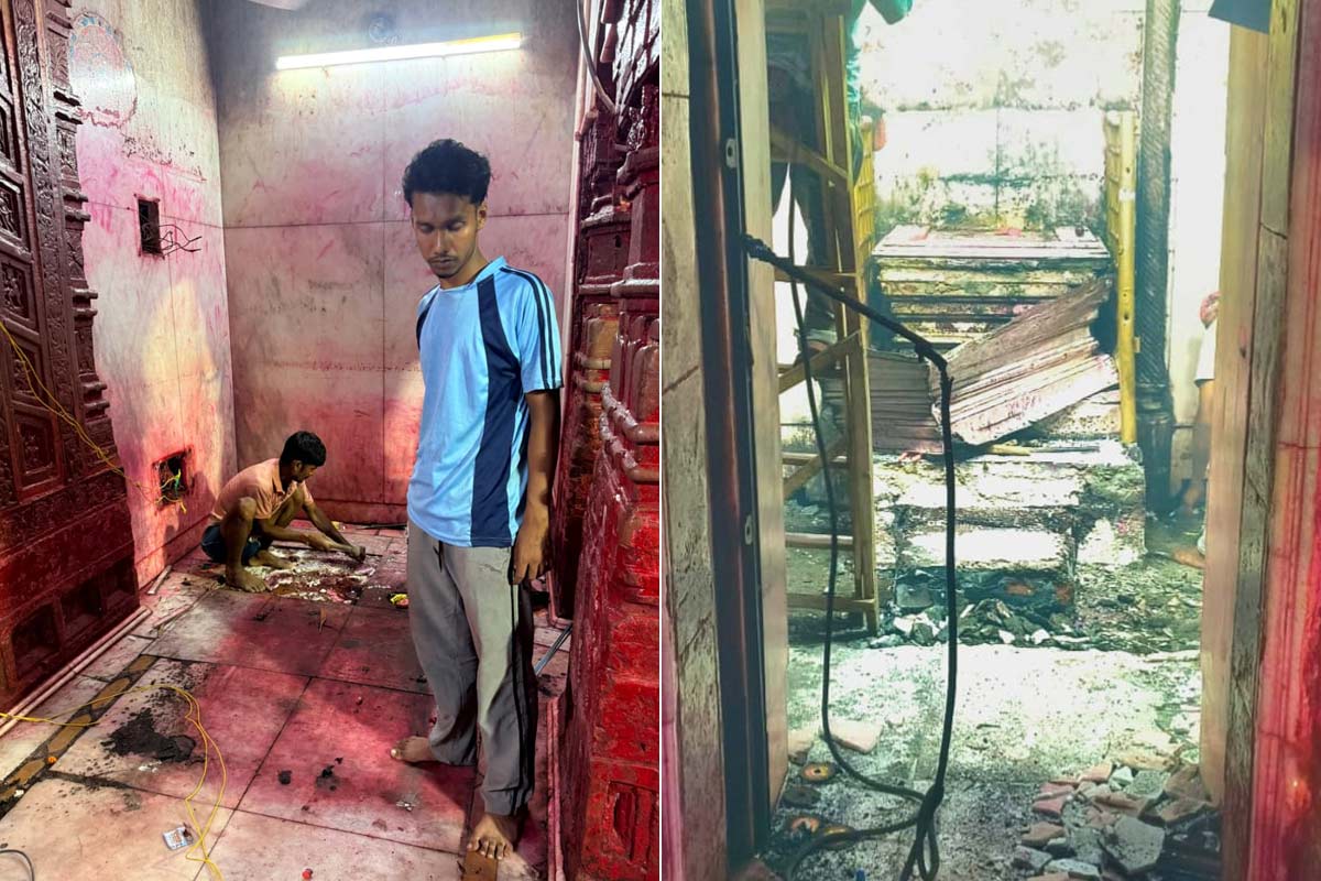 শুরু তারাপীঠ মন্দির সংস্কারের কাজ, বাড়ছে গর্ভগৃহের দরজা ও বেদির উচ্চতা