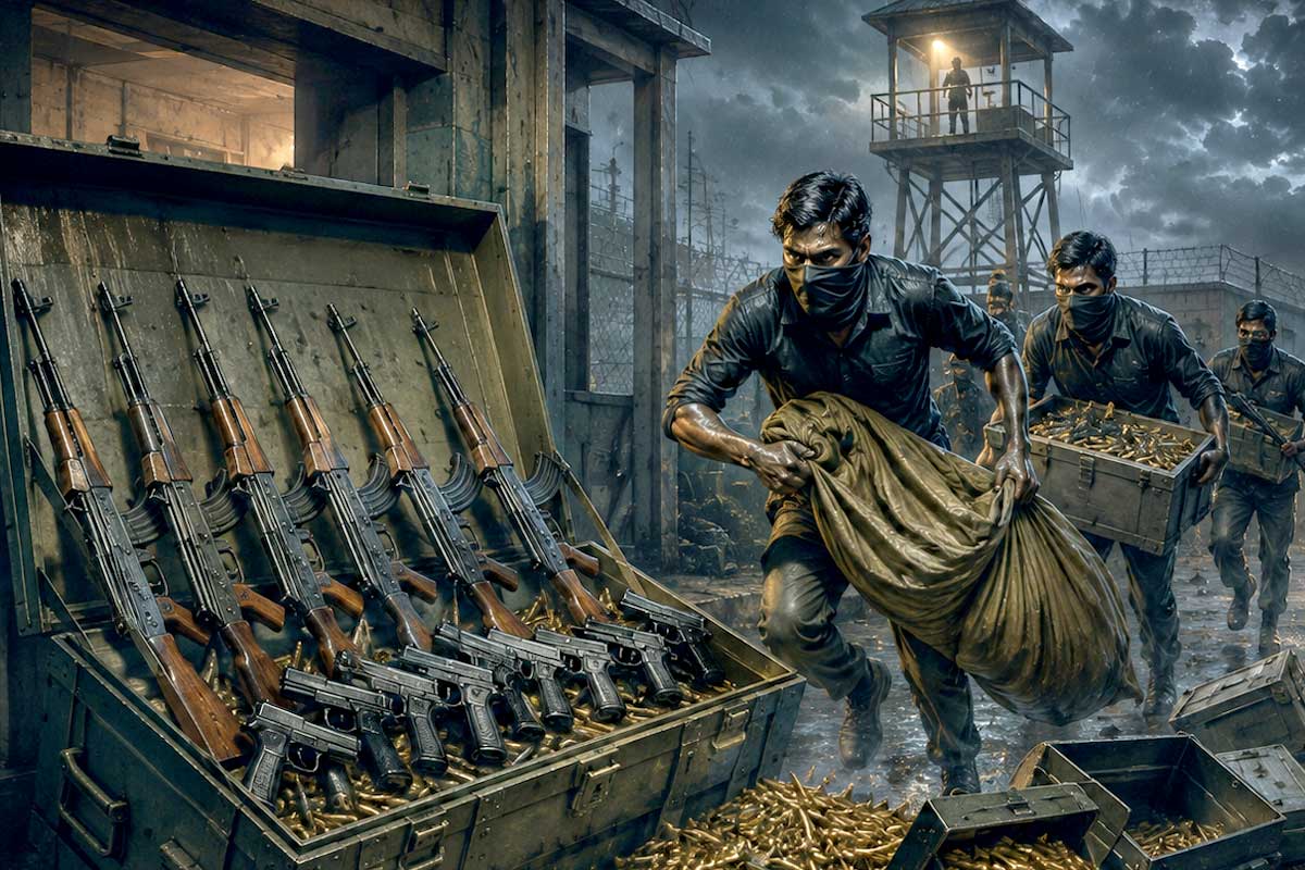 AK-47s, Pistols, And 19,000 Bullets Stolen From Telangana Army Cantonment
