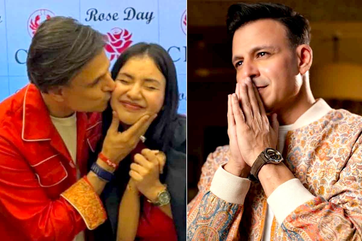 ক্যানসারজয়ী দত্তককন্যার প্রথম সিনেমা, ‘নিজের লড়াই ভুলে যেও না মা’, আবেগঘন বিবেক ওবেরয়