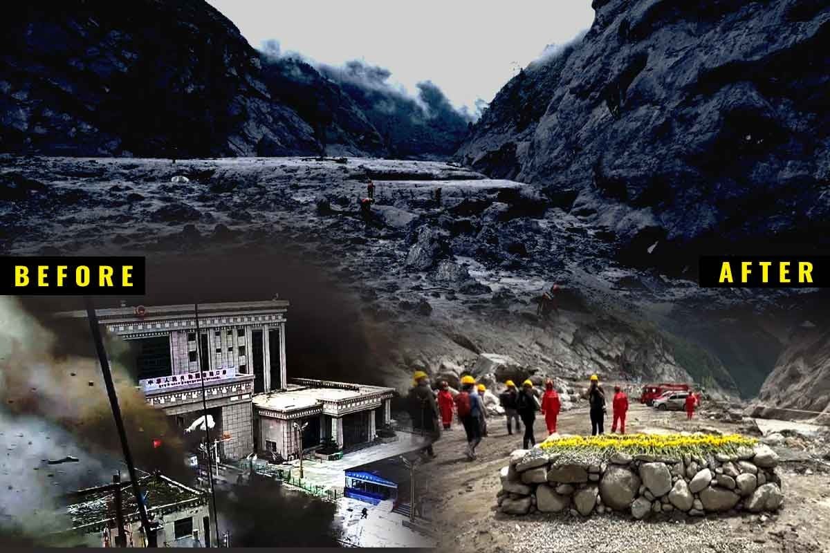 Chinese Customs Office: Before & After the Flash Floods