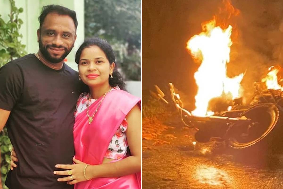 বিজেপি নেতাকে খুনের ষড়যন্ত্র খোদ স্ত্রীর! বাইকে অগ্নিকাণ্ডের জেরে চক্রান্ত ফাঁস