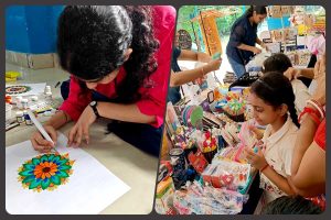 পুজো আসতেই হইচই সল্টলেকে, আইইএম স্কুলে জমজমাট দুর্গাপুজো কার্নিভাল